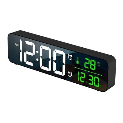 #ad LED Alarm Clock USB Fashionable Plastic Watch Living Room Desktop Decoration $27.99