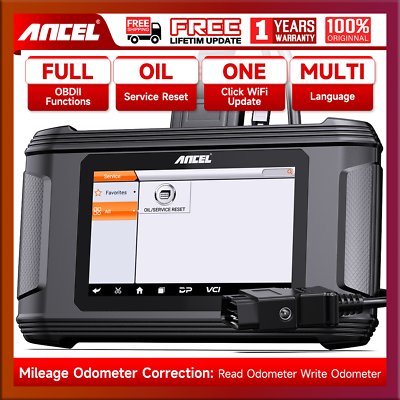 #ad ANCEL DM500 Odometer Mileage Correction Adjustment Cluster Calibration Oil Tool $459.99