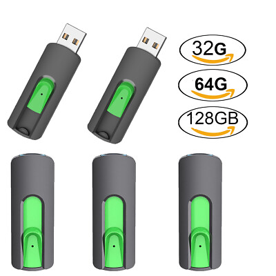 #ad USB 2.0 Flash Drive Memory Stick Data Storage Thumb Pen Drive 5Pack 32G 64G 128G $17.59