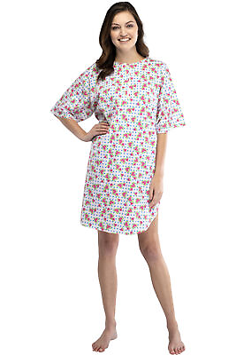 #ad Intimo Womens Plus Size Novelty Cotton Knit Sleep Night Shirt 1X $13.95