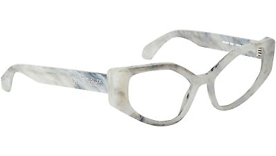 #ad NEW Off White Style 24 Marble Blue Block Light Marble Eyeglasses $184.15