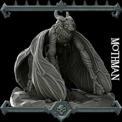 MOTHMAN Miniature All Sizes Dungeons and Dragons Pathfinder War Gaming GBP 19.99