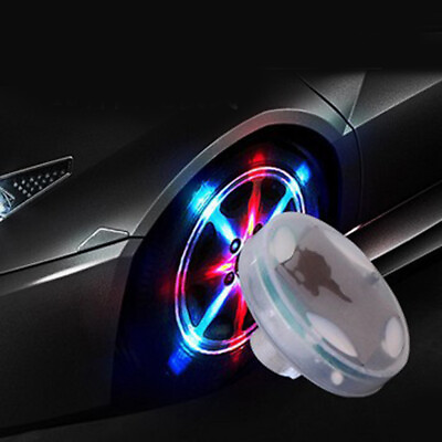 #ad 15 Mode Solar Energy LED Car Flash Wheel Tire Valve Cap Neon Light Lamp $5.80