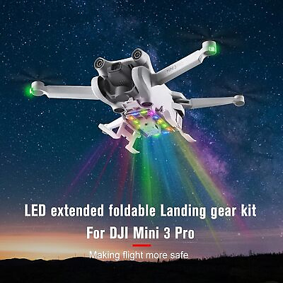 #ad Foldable LED Landing Gear LED Light Tripod for DJI Mini 3 Pro Drone Accessories $12.95