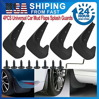 #ad Car Mud Flaps Splash Guard Fenders for Front Rear Auto Accessories Universal Fit $25.99