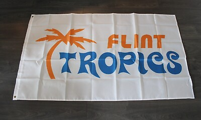 #ad Flint Tropics Banner Flag Jackie Moon Jersey Shirt Style Logo Semi Pro Movie XZ $11.97