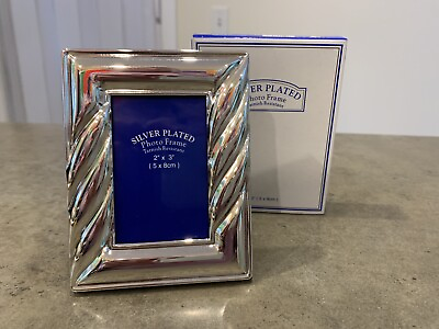 #ad New Silver Plated Tarnish Resistant 2”x3” Picture Frame $5.00