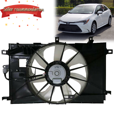 #ad For 2020 2022 Toyota Corolla L LE XLE 1.8L Cooling Fan Radiator Condenser Fan US $69.00