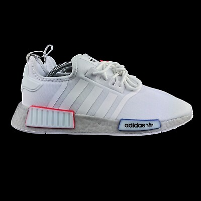 #ad Adidas Men#x27;s NMD R1 Cloud White Grey Red Blue Shoes GX9525 Sizes 9 13 $109.97