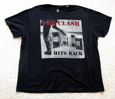 #ad THE CLASH HITS BACK Triple XL T Shirt Punk Original FREE SHIPPING $25.00