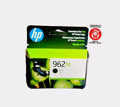 #ad HP 962 XL 3JA03AN#140 High Yield Black Ink Factory Sealed Box New 2025 2026 $39.77