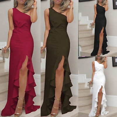 #ad Women Evening Formal Party Wedding Bridesmaid Maxi Dress Prom Cocktail Long Gown $19.89