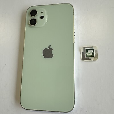 #ad iPhone 12 Green Back Bare Housing Replacement OEM 7 10 Free Ship Genuine $34.99