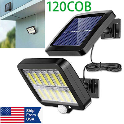 #ad #ad 1200000lm LED Solar Street Light Security Flood Lamp Motion Sensor Outdoor Wall $12.59