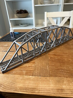 #ad HO SCALE 24.5 Inch 177ft ARCHED TRUSS BRIDGE “not assembled” Highly Detailed $40.00