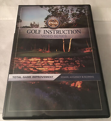PGA Golf Instruction Video Series DVD Game Improvement Power Accuracy Scoring $9.99