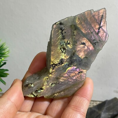 #ad Top Best Labradorite Crystal Stone Natural Rough Mineral Specimen 66g c0784 $13.30