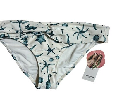 #ad * NWT Tropical Seahorse Starfish Bikini Bottoms Size: Large $18.00