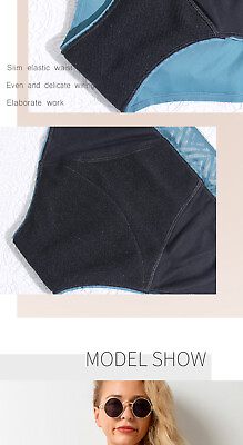 #ad Women Sanitary Menstrual Panties Cotton Thong Top Four Layer Leakproof Pants $33.98