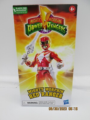 #ad Mighty Morphin Power Rangers 30th Anniversary VHS Box Red Ranger NEW L3 $22.99