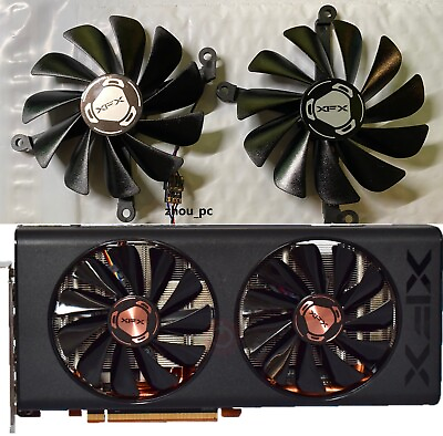 GPU cooler cooling replacement Fan For XFX RX 5700 XT Thicc II Graphics Card $24.99