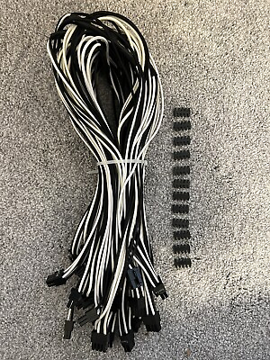 #ad Corsair PCIe Cables W Dual Connectors Type 4 x 12 With 12 Combs BUNDLE $34.99