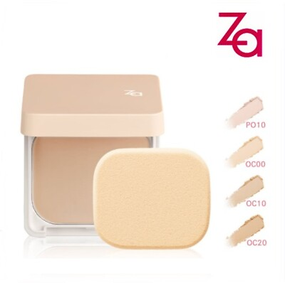 #ad ZA Airy Flawless Powder Makeup Foundation EX SPF30 PA with CASE SET NEW $18.89