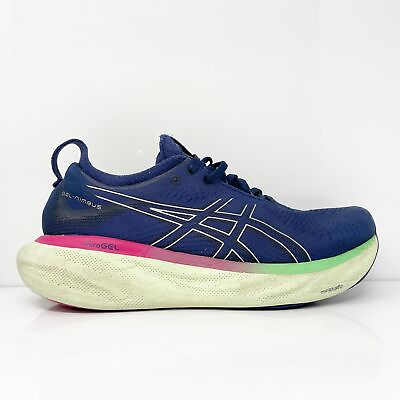 #ad Asics Womens Gel Nimbus 25 1012B356 Blue Running Shoes Sneakers Size 9.5 $47.99