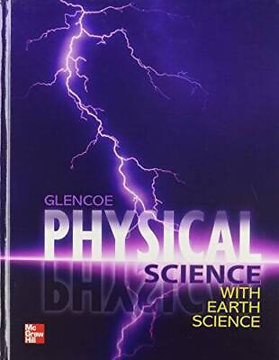 #ad Glencoe Physical Science with Earth Science Hardcover GOOD $9.05