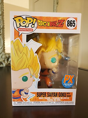 #ad Funko Pop Dragon Ball Z #865 Super Saiyan Goku with Energy PX Pre W Pro C $20.00