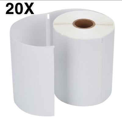#ad 20 Rolls of 220 Thermal Shipping Labels 4x6 1744907 Compatible Dymo 4XL Printer $79.95