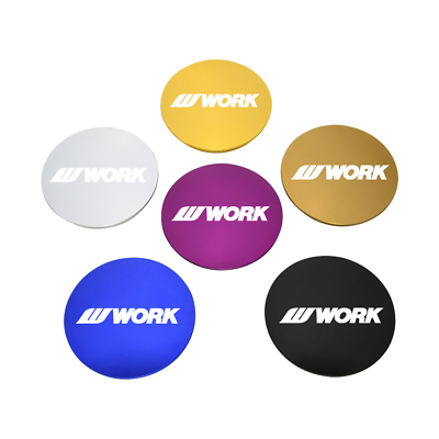 #ad 4x 65 mm for W WORK Metal Alloy Wheel Center Caps Hub Rim Caps Badge Logo Emblem $29.99