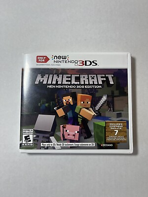 #ad Minecraft for New Nintendo 3DS Nintendo 3DS TESTED $24.99