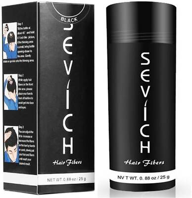 #ad Sevich Hair Building Fibers Black 25 gm Pack $53.23
