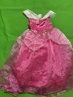 #ad Disney Parks Princess Aurora Dress Costume Sleeping Beauty Size 4 BEAUTIFUL $21.00