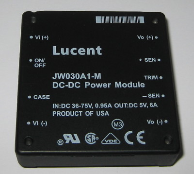 Lucent DC DC Converter Power Module 5V 6A DC Out 30 Watt 36 75 V DC In $13.95