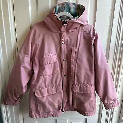 #ad Vintage Woolrich 80s 90s Faded Pink Parka Winter Snow Wool Lined Jacket $80.00
