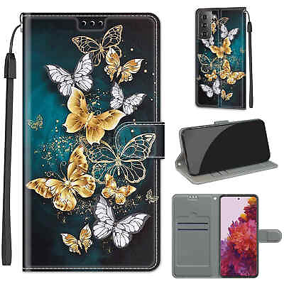 #ad Butterfly Wallet Phone Case For Samsung iPhone Huawei Xiaomi ZTE Sony OPPO Moto $5.22