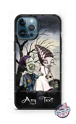 #ad Halloween Frankenstein Trick or Treat Design Personalized Phone Case Cover Gift $18.98