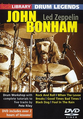 #ad Lick Library DRUM LEGENDS Led Zeppelin#x27;s JOHN BONHAM Lessons Video DVD $19.95