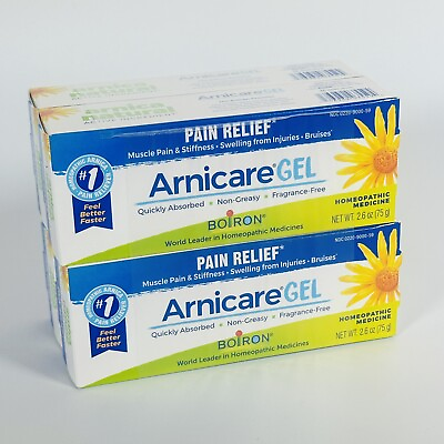#ad 4x Boiron Arnicare Gel Pain Relief 2.6 oz Homeopathic Unscented Exp. 07 2026 $31.95