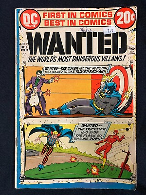#ad 1972 Sept Oct Issue 2 DC Worlds Most Dangerous Villains Comic Book AM 91123 $5.99
