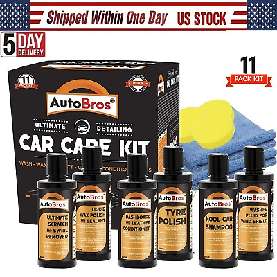 #ad Shine amp; Protect Auto Bros Car Care Kit Car Scratch Remover Repair 11 Set $43.98