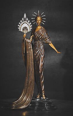 #ad Aphrodite by Erte Romaine de Tirtoff Bronze Sculpture 1986 $4995.00