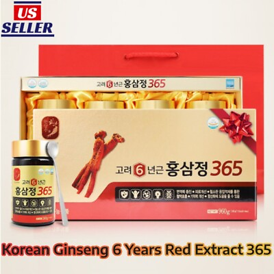 #ad Stock in US Korean Ginseng 6 Years Red Extract 365 Saponin Panax 240g x 4ea $67.01