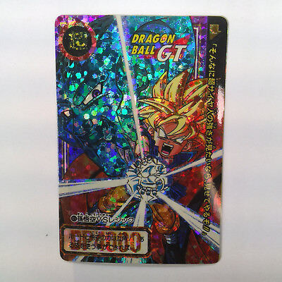 #ad Dragonball GT Prism Goku Ledgic 45 Carddass Jap Bandai Card 1996 $19.50