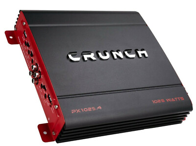 #ad Crunch PX 1000.4 4 Channel 1000 Watt Amp Car Stereo Amplifier $69.89