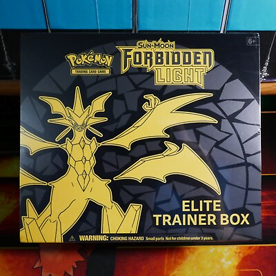 SEALED Pokemon Elite Trainer Box FORBIDDEN LIGHT Set Card Sun and Moon ETB SM $179.99
