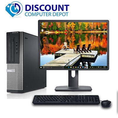 #ad Dell OptiPlex 390 Desktop Computer i3 3.1GHz 4GB 250GB Windows 10 Pro w 17quot; LCD $155.99