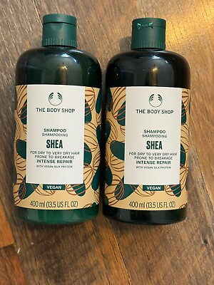 #ad 2 Pack The Body Shop Vegan Shea Intense Shampoo Repair Full Size 13.5 Fl oz New $24.99